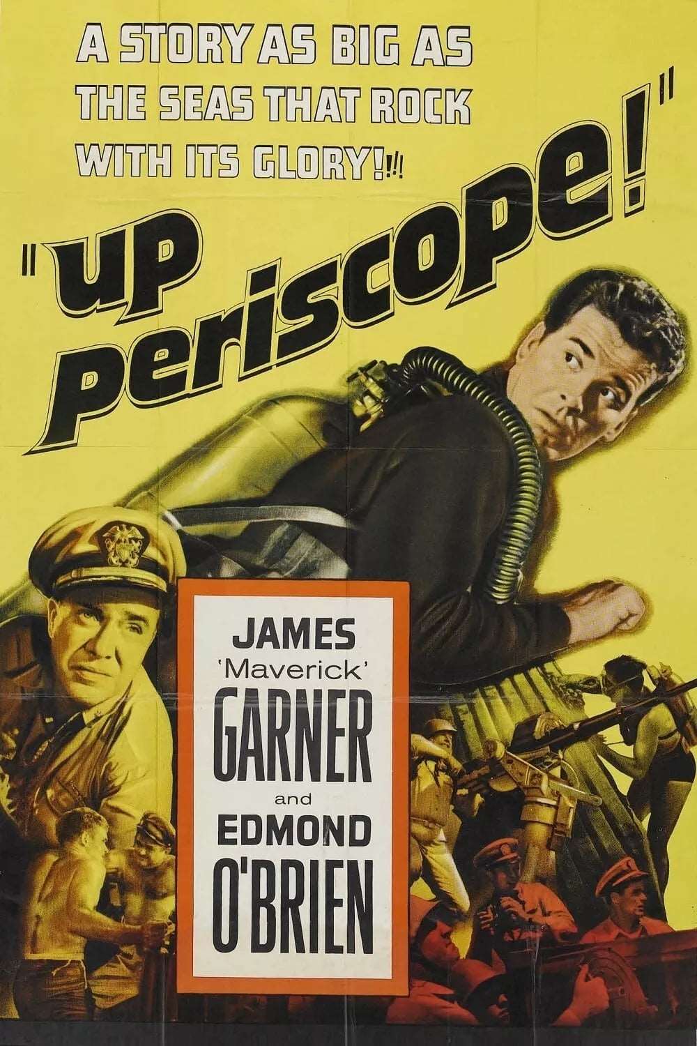 "UP PERISCOPE" (1959) James Garner - Public Domain DVD NO CASE