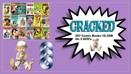 CRACKED: 357 Issues of Cracked 1958-2004 on 3 DVD-ROM discs