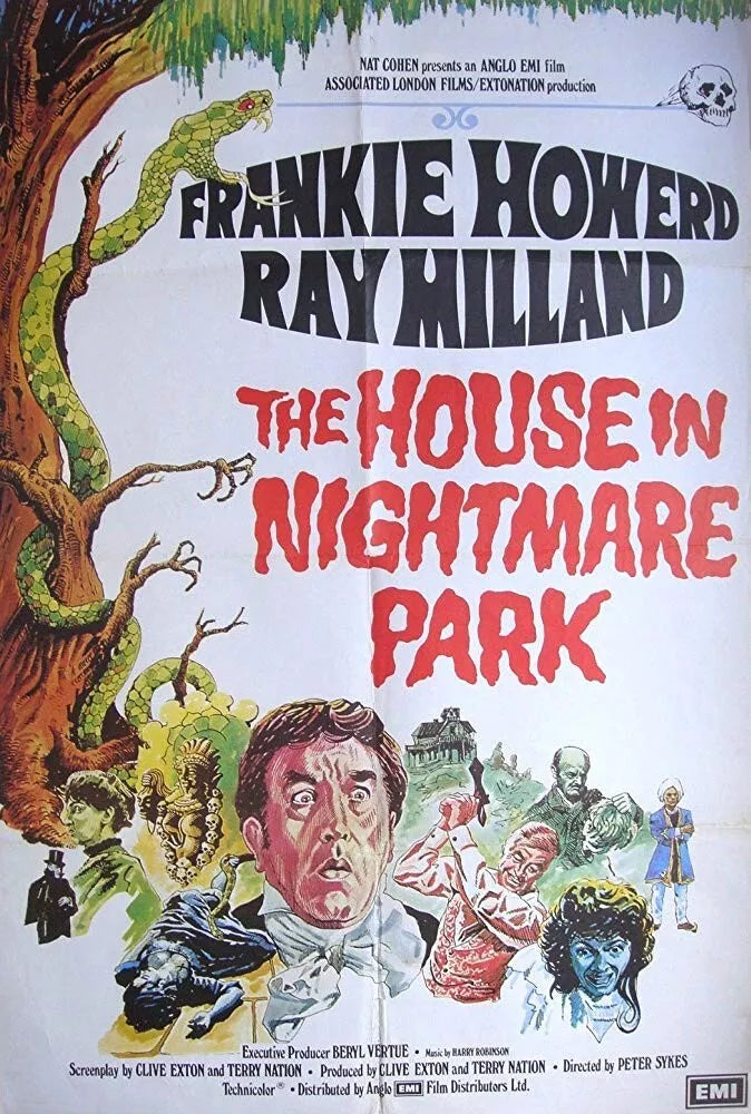 THE HOUSE IN NIGHTMARE PARK (1973) Frankie Howard,Ruth Dunning - Public Domain DVD NO CASE