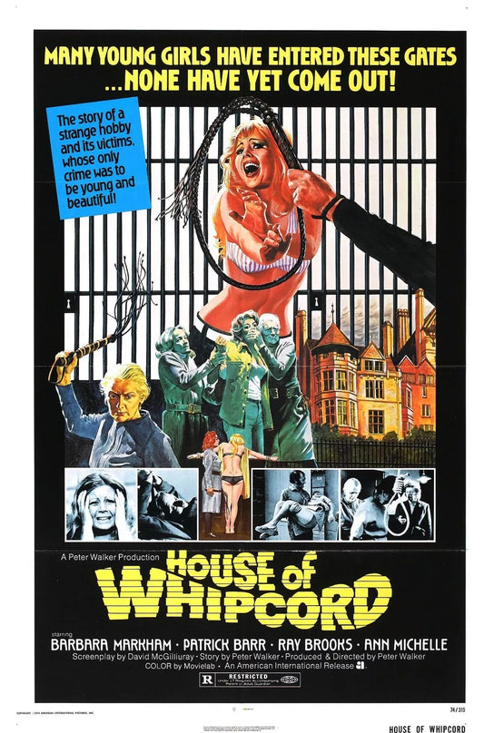 HOUSE OF WHIPCORD (1974) Barbara Markham  - Public Domain DVD NO CASE RARE !