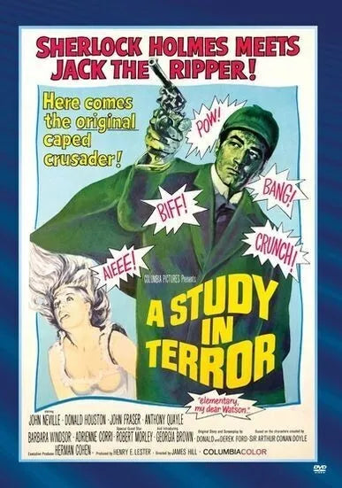 A STUDY IN TERROR  (1965)  Barbara Windsor - Public Domain Movie DVD NO CASE