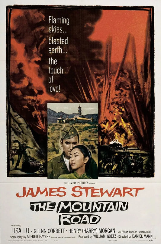THE MOUNTAIN ROAD (1960) James Stewart - Public Domain DVD NO CASE