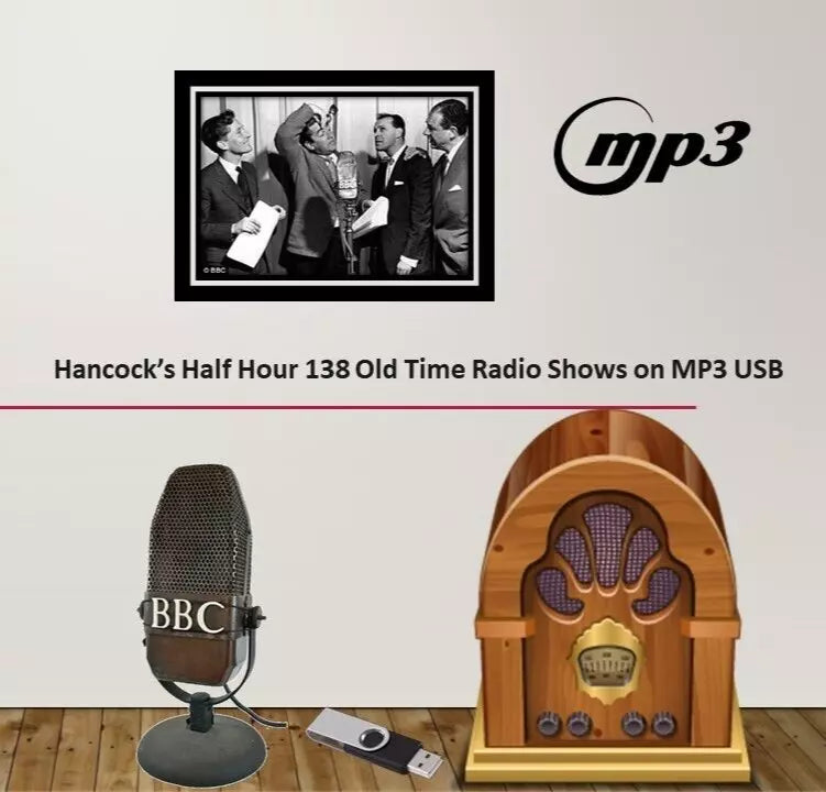 Hancock's Half Hour - 135 Old Time Radio Shows MP3 Audio USB