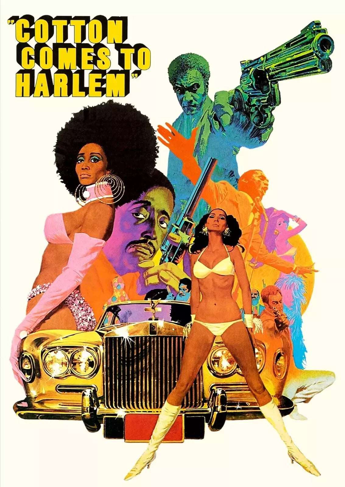 "COTTON COMES TO HARLEM" (1970) Calvin Lockhart - DVD-Public Domain DVD NO CASE