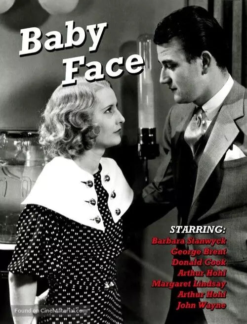 BABY FACE (1933) Barbara Stanwyck,George Brent - Public Domain Movie DVD NO CASE