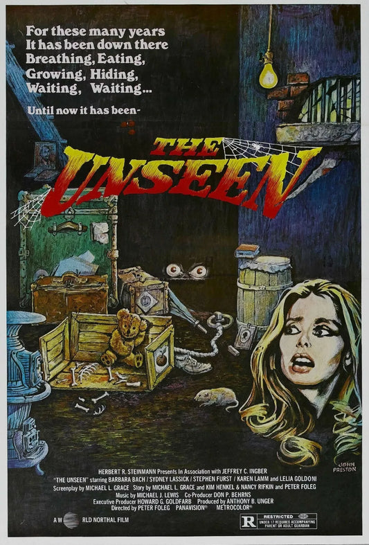 THE UNSEEN (1980)  Stephen Furst,Sydney Lassi - Public Domain Movie DVD NO CASE