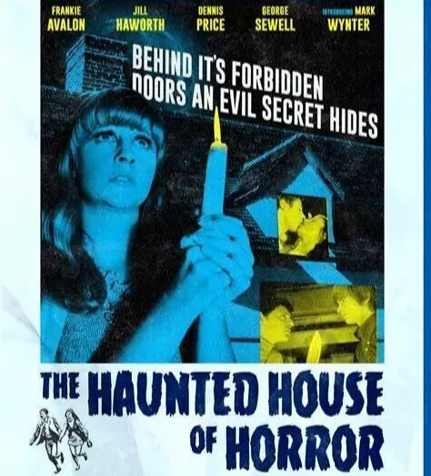 THE HAUNTED HOUSE OF HORROR  (1969) Frankie Avalon, Jill Haworth, Dennis Price - DVD, Public Domain DVD NO CASE