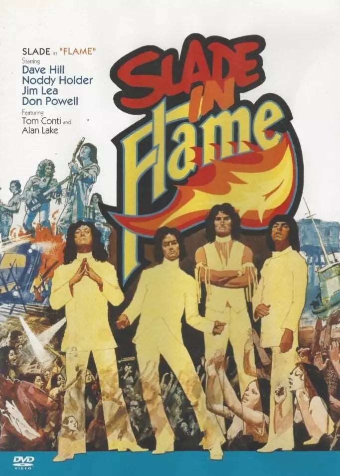 SLADE IN FLAME (1975) Noddy Holder, Don Powell - Public Domain Movie DVD NO CASE