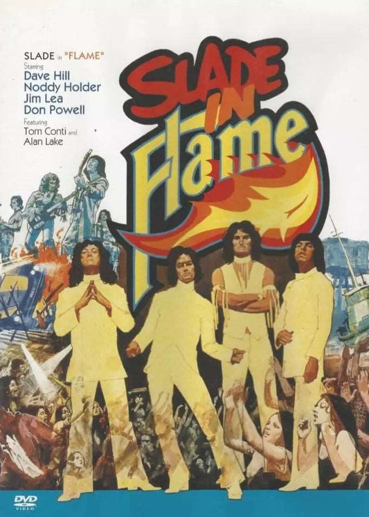 SLADE IN FLAME (1975) Noddy Holder, Don Powell - Public Domain Movie DVD NO CASE