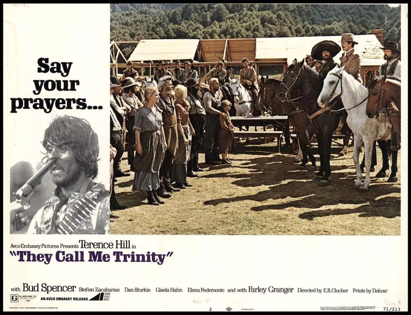 THEY CALL ME TRINITY (1970) Terence Hill , Bud Spencer -&nbsp; - Public Domain DVD NO CASE
