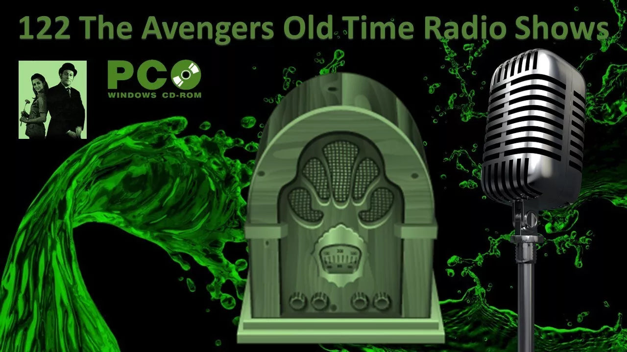 THE AVENGERS 128 Old Time Radio Shows  Mp3 ON DVDROM - Free Post