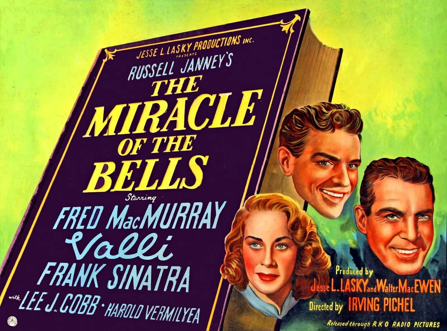 MIRACLE OF THE BELLS (1948) Frank Sinatra - Public Domain Movie DVD NO CASE