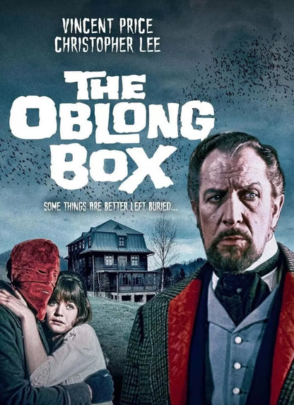 THE OBLONG BOX  (1969) Christopher Lee, Vincent Price, Hilary Dwyer, Alastair Williamson - Public Domain DVD NO CASE RARE !