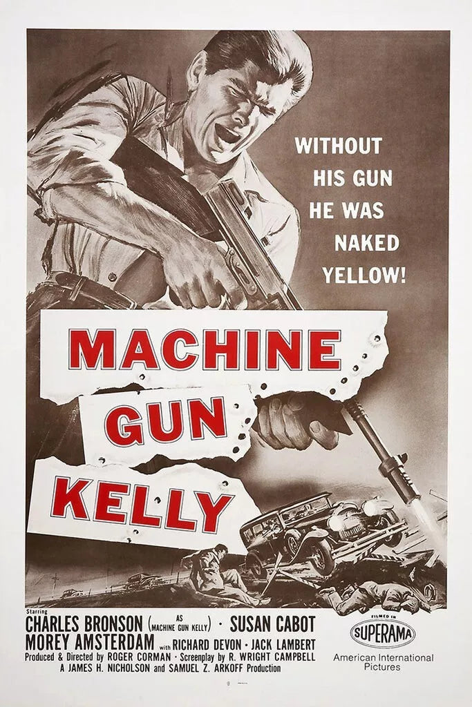 MACHINE GUN KELLY - Charles Bronson,Menu & Chaptered - Public Domain DVD NO CASE