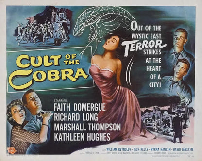 CULT OF THE COBRA (1955) Faith Domergue,Richard Long - Public Domain DVD NO CASE