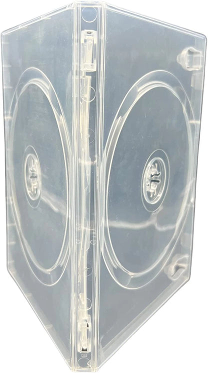 3 WAY AMARAY 1 X NEW PREMIUM CLEAR 14mm DVD CASE + FREE UK DELIVERY