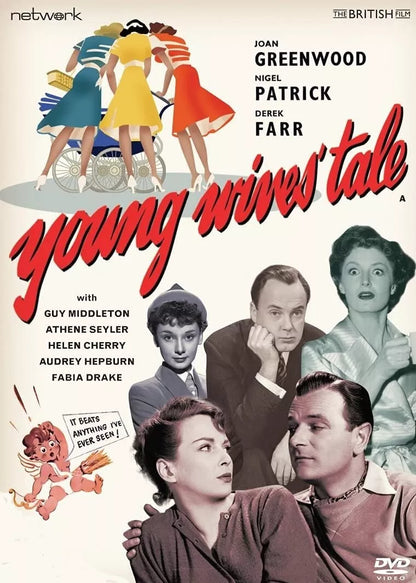 YOUNG WIVES TALE (1951) Audrey Hepburn - Public Domain Movie DVD NO CASE