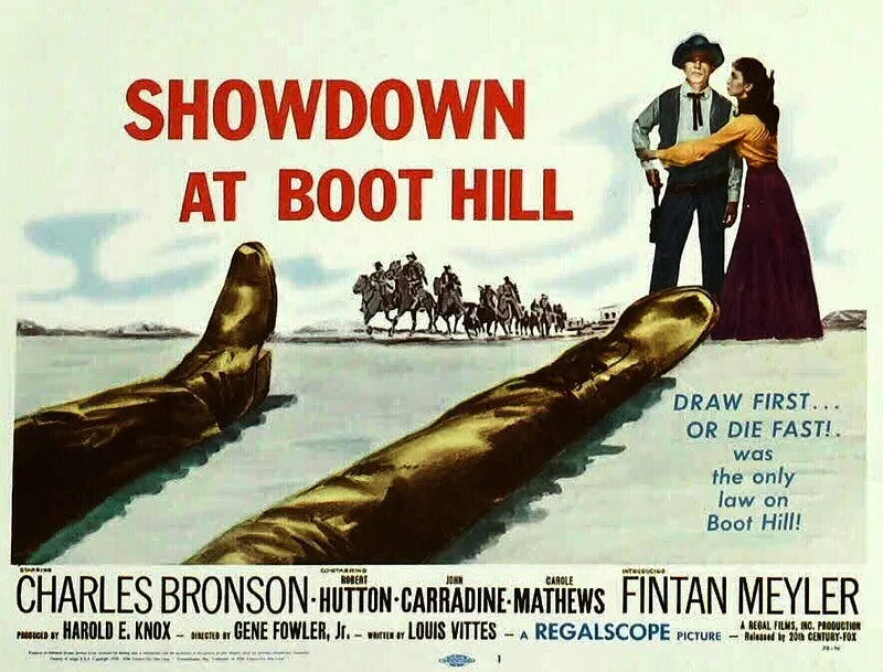 SHOWDOWN AT BOOT HILL (1958) CHARLES BRONSON - Public Domain Movie DVD NO CASE