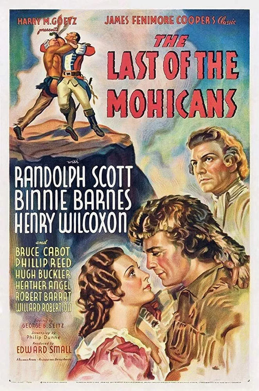 THE LAST OF THE MOHICANS (1936) Randolph Scott, Binnie Barnes  - Public Domain DVD NO CASE