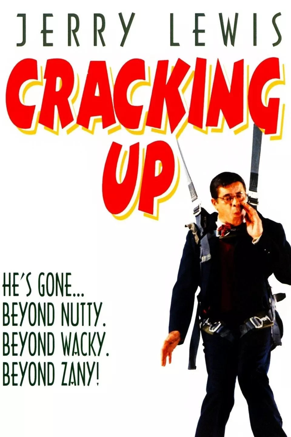 CRACKING UP (1983) Jerry Lewis, Public Domain DVD NO CASE