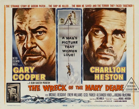 THE WRECK OF THE MARY DEARE (1959) C.Heston - Public Domain Movie DVD NO CASE