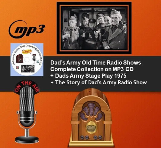 Dad's Army  Old Time Radio Shows The Complete Collection MP3 On CD NO CASE