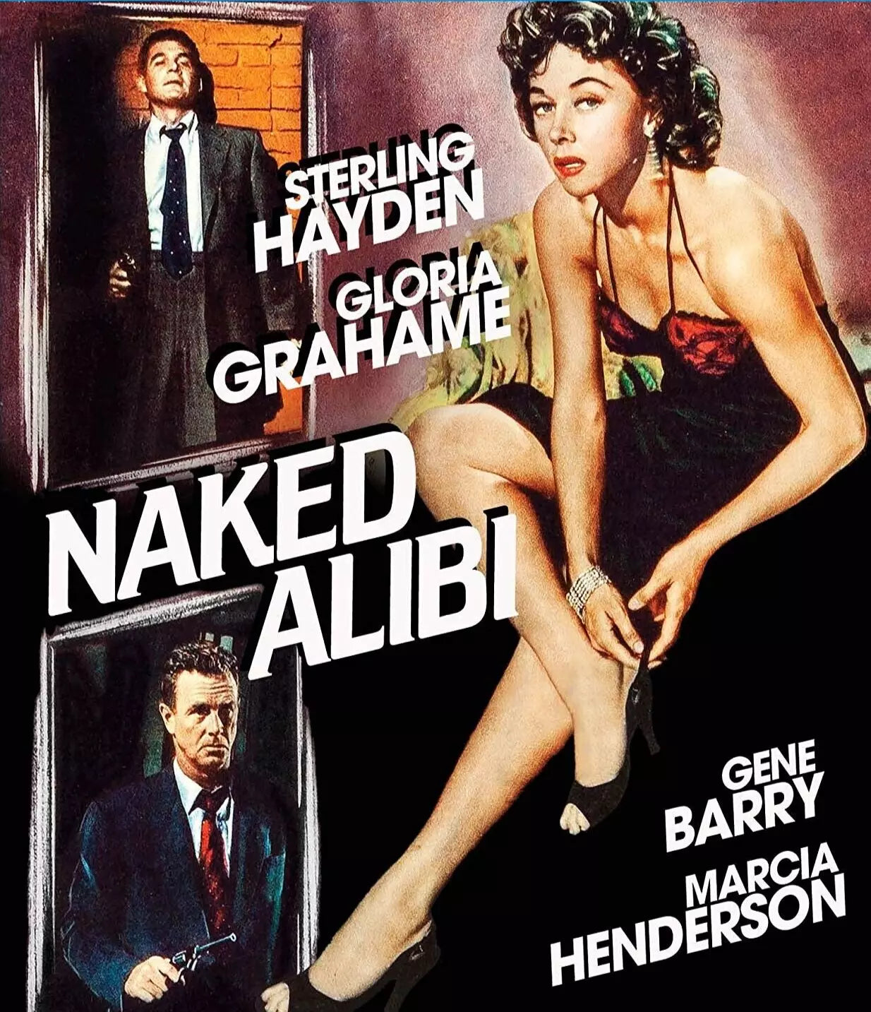 NAKED ALIBI (1954) Gene Barry, Gloria Grahame - Public Domain DVD NO CASE