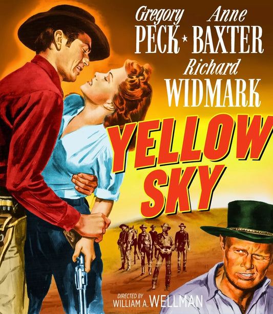 YELLOW SKY (1948) Richard Widmark,Gregory Peck - Public Domain DVD NO CASE