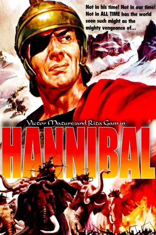 HANNIBAL (1959) Victor Mature - Public Domain DVD NO CASE