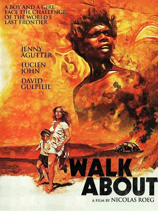 WALKABOUT (1971) Jenny Agutter - Public Domain DVD NO CASE RARE !