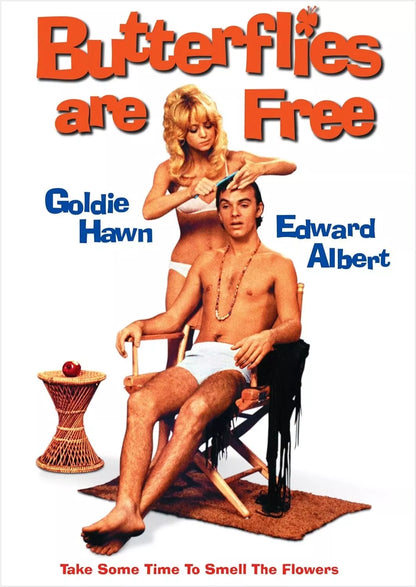 BUTTERFLIES ARE FREE  (1972) GOLDIE HAWN - Public Domain Movie DVD NO CASE