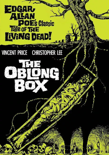 THE OBLONG BOX  (1969) Christopher Lee, Vincent Price, Hilary Dwyer, Alastair Williamson - Public Domain DVD NO CASE RARE !
