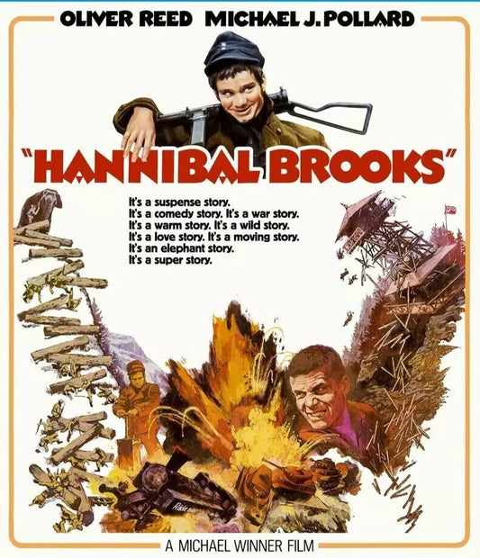 HANNIBAL BROOKS (1969) Oliver Reed, DVD - Public Domain DVD NO CASE