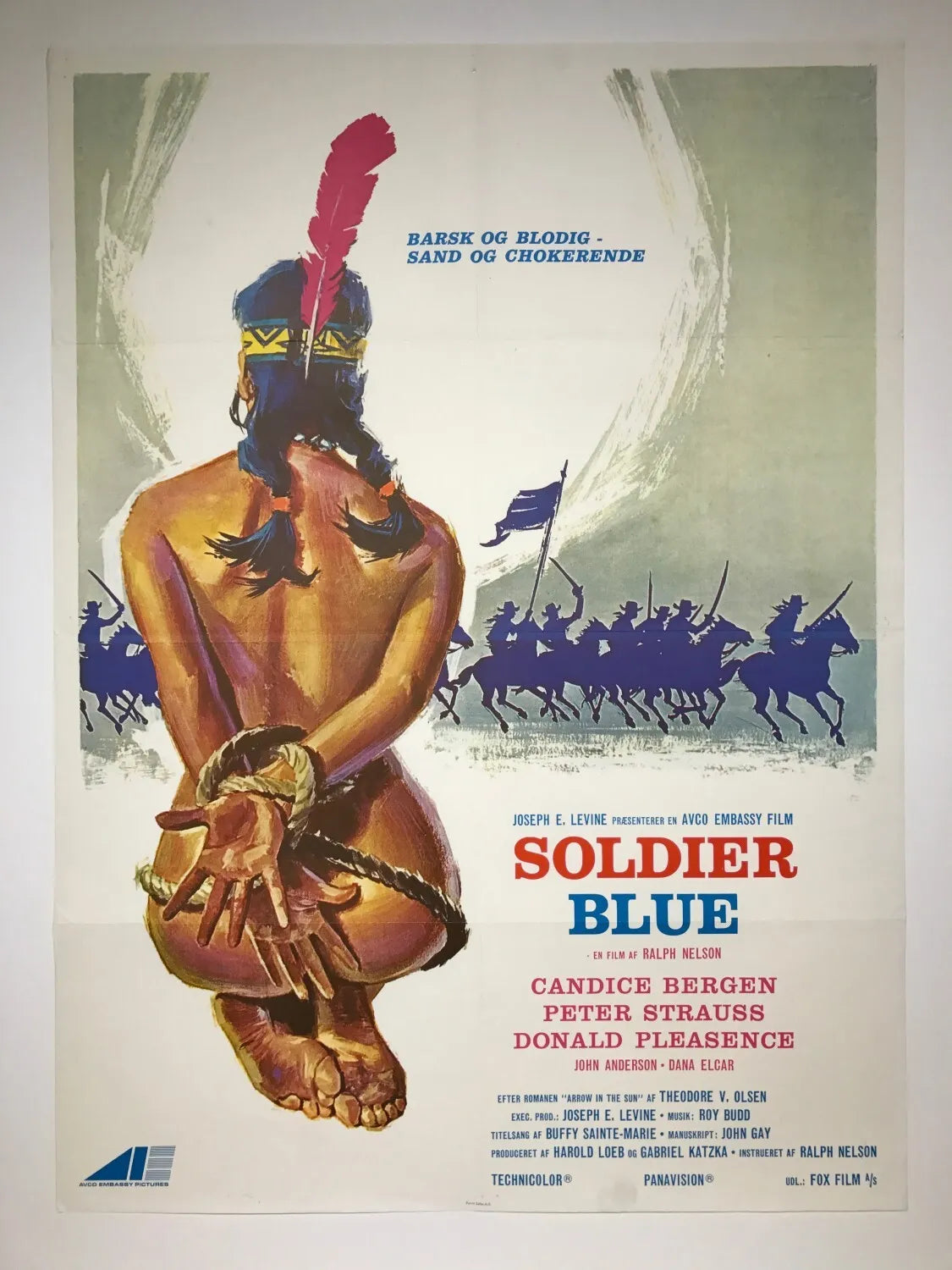 SOLDIER BLUE (1970) Donald Pleasence, Peter Strauss, Candice Bergen - Public Domain Movie DVD NO CASE