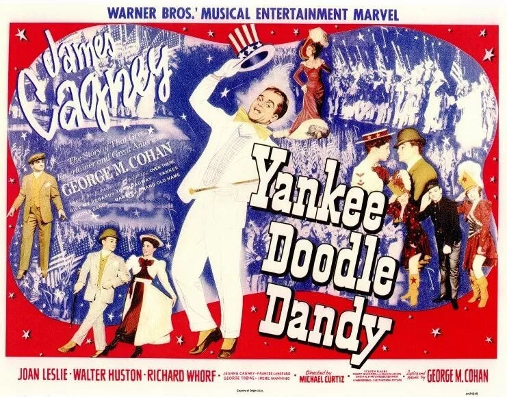 YANKEE DOODLE DANDY (1942) James Cagney, Public Domain DVD NO CASE