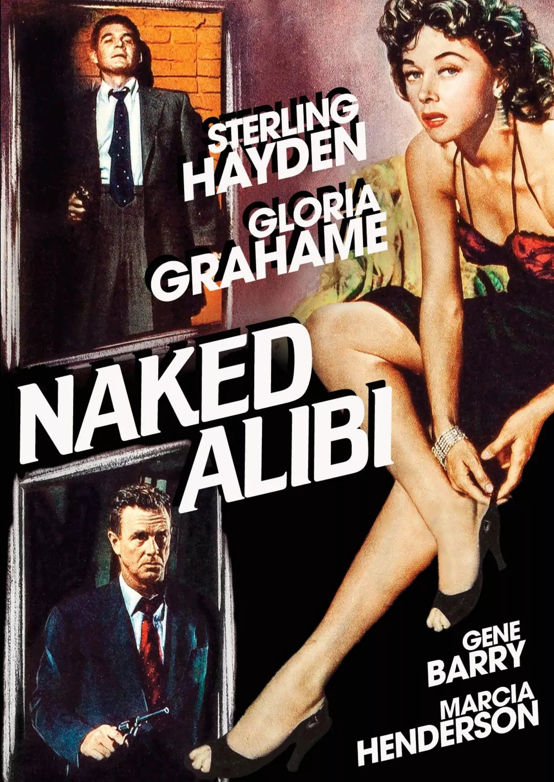 NAKED ALIBI (1954) Gene Barry, Gloria Grahame - Public Domain DVD NO CASE