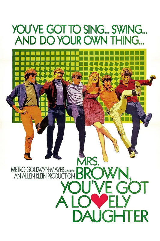 Mrs.Brown,You've Got a Lovely Daughter (1968) DVD Public Domain DVD NO CASE