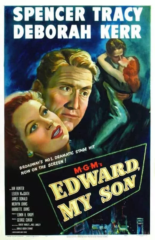 EDWARD MY SON (1949) Spencer Tracy, Ian Hunter - Public Domain DVD NO CASE