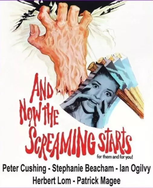 AND NOW THE SCREAMING STARTS (1973) Peter Cushing - Public Domain DVD NO CASE