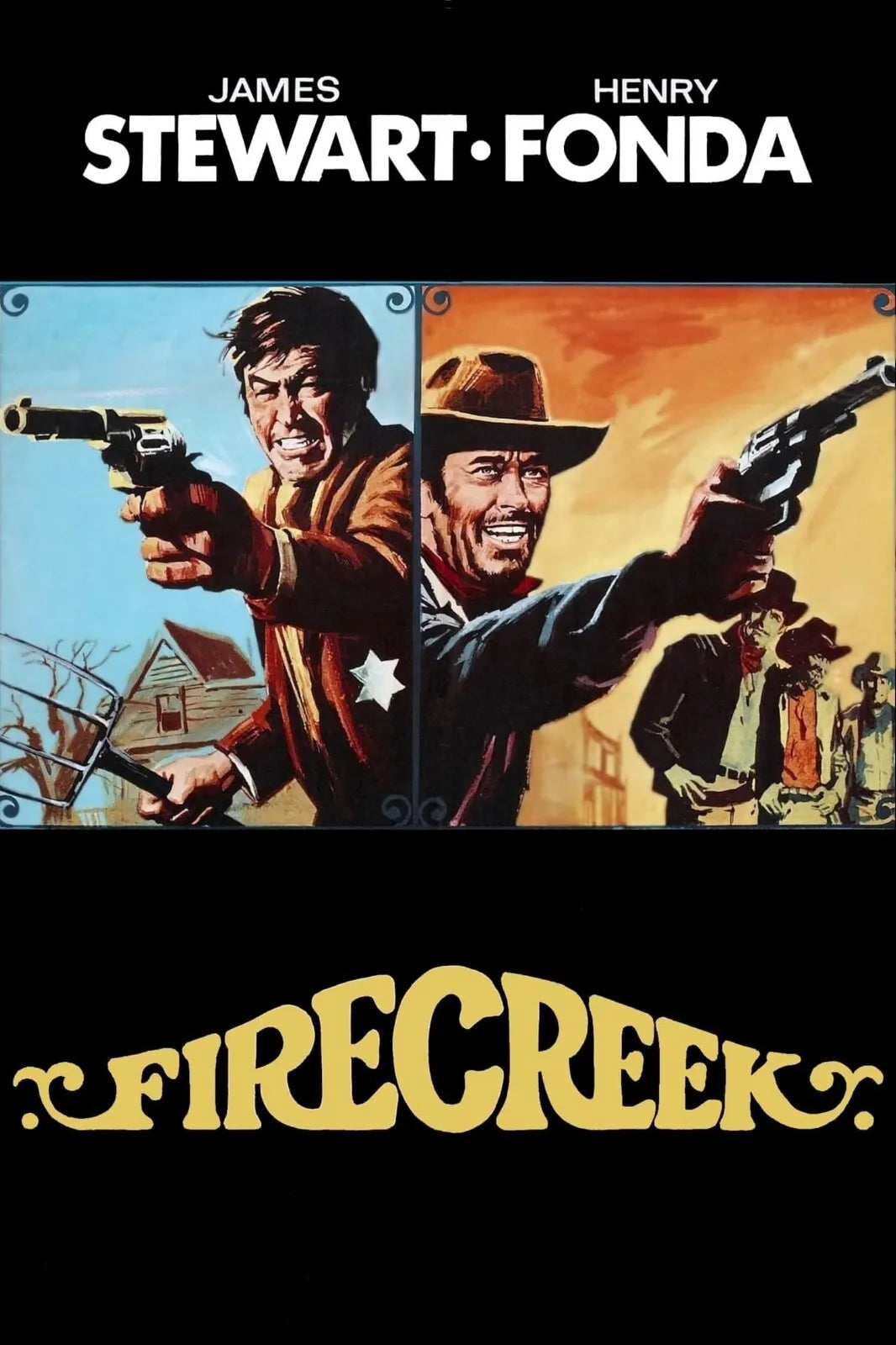 FIRECREEK (1968) James Stewart, Henry Fonda - Public Domain DVD NO CASE