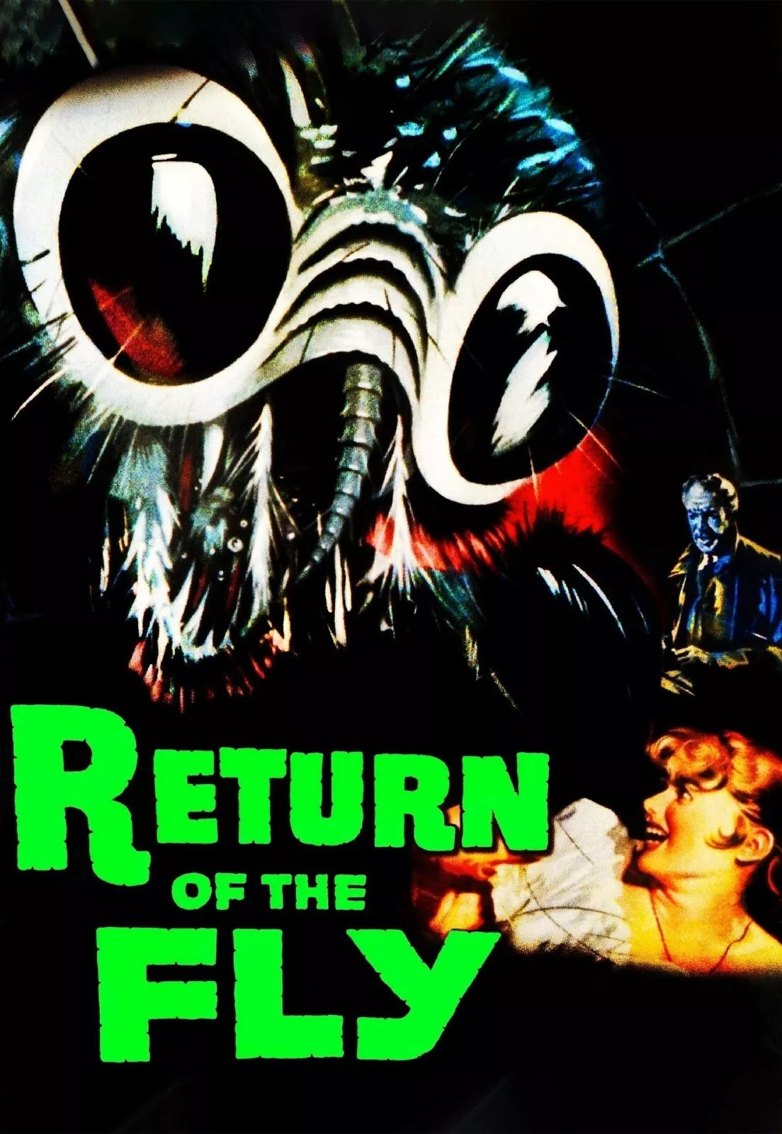 THE FLY COLLECTION  (1958-59) Vincent Price - DVD Public Domain DVD NO CASE