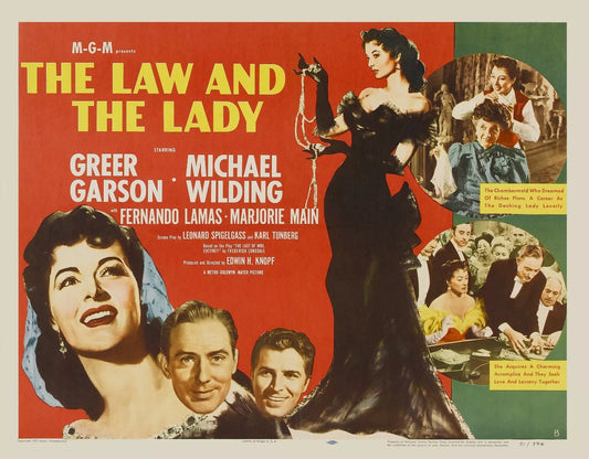 THE LAW AND THE LADY (1951) Greer Garson - Public Domain Movie DVD NO CASE