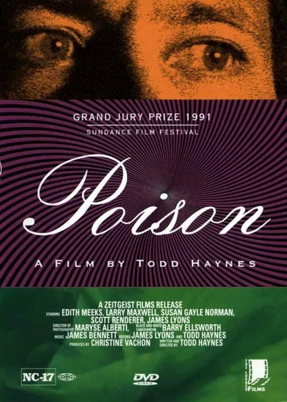 POISON (1991) James Lyons, Scott Renderer - Public Domain Movie DVD NO CASE