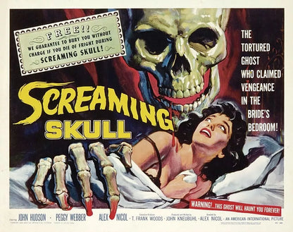 THE SCREAMING SKULL (1958) John Hudson - Public Domain DVD NO CASE