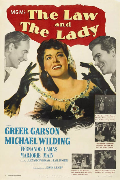 THE LAW AND THE LADY (1951) Greer Garson - Public Domain Movie DVD NO CASE