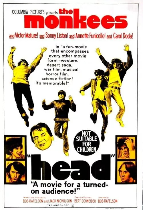 HEAD (1968) The Monkees - Public Domain DVD NO CASE