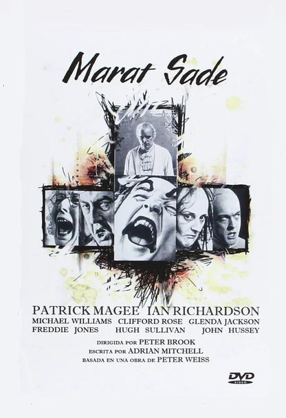 MARAT SADE (1967) Patrick Magee - DVD, Public Domain DVD NO CASE