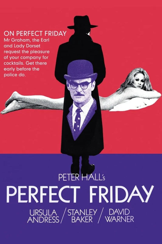 PERFECT FRIDAY (1970) Ursula Andress,Stanley Baker,David Warner - Public Domain DVD NO CASE