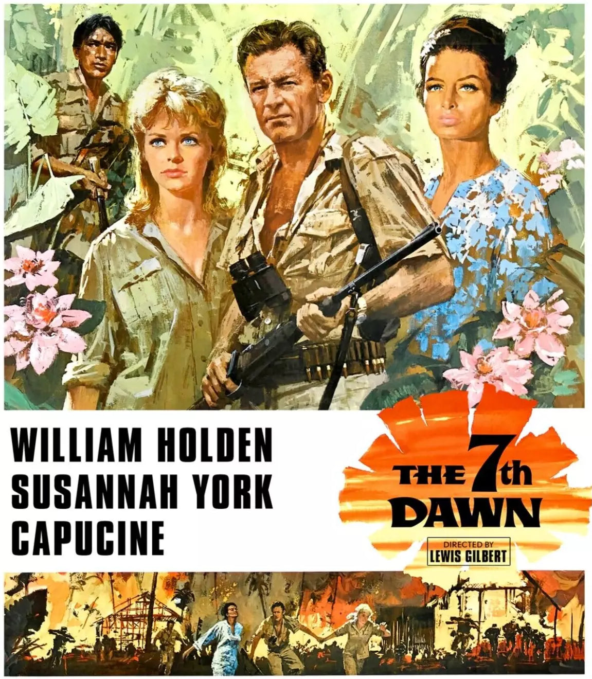 The 7th DAWN (1964) William Holden, Susanna York - Public Domain DVD NO CASE