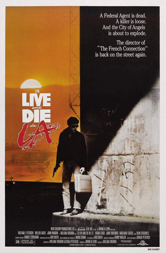 TO LIVE AND DIE IN L.A (1985) Willem Defoe - Public Domain Movie DVD NO CASE